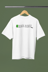 Shana Ban Graphic White Oversized Unisex T-Shirt | Desi Graphic